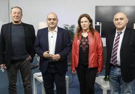 Jesús Serrera, Gonzalo Sellers, Esther Merino y Juan Luis Fernández.