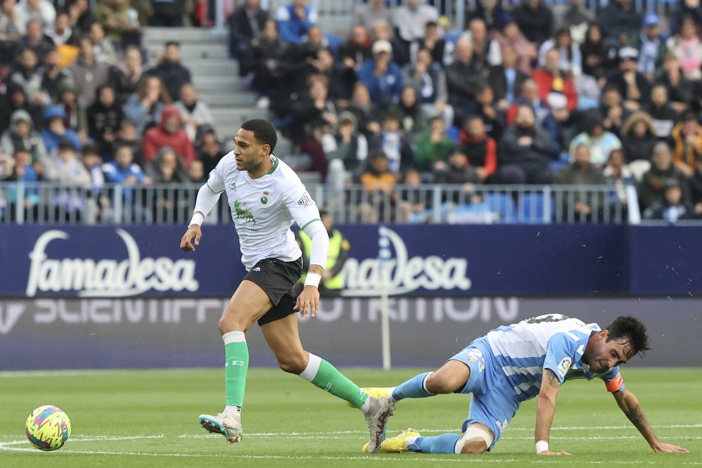 Jordi Mboula estuvo activo, pero esta vez no fue el goleador, pese a su buen estado de forma y juego.