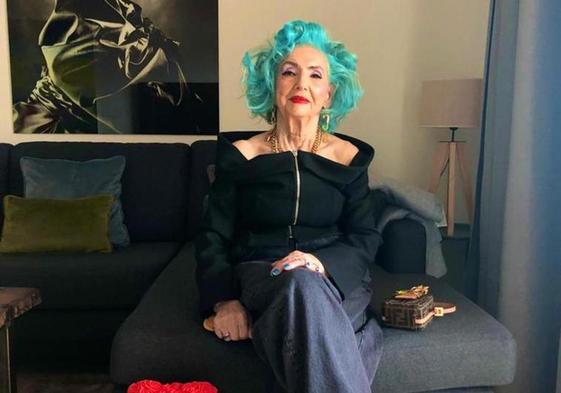 Sara Blanco, la 'influencer' de 91 años que arrasa en las redes.