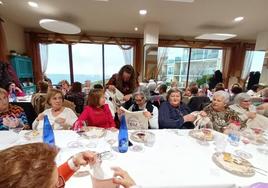 El encuentro de mujeres, en El Caserío, contó con una gran participación