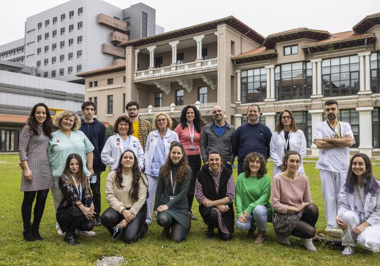 El equipo de Cohorte Cantabria. A la izquierda, su coordinadora, Marta Alonso.