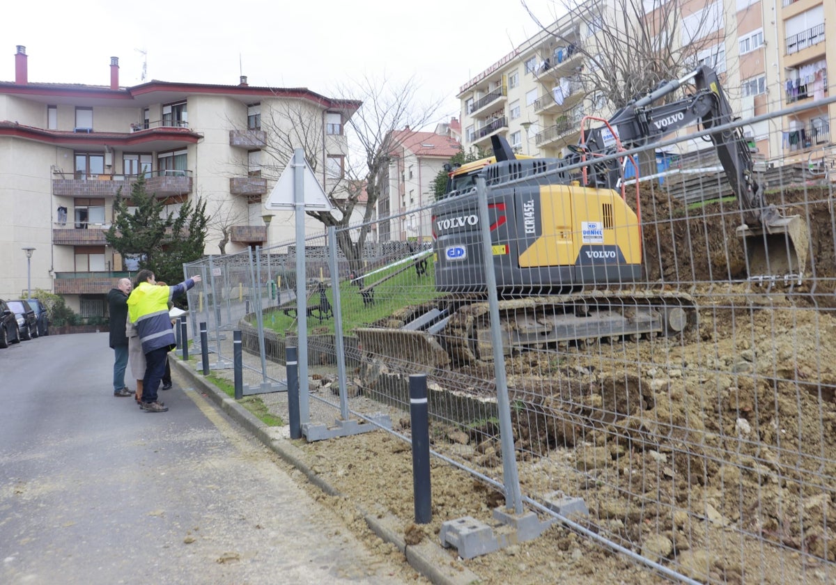 Las obras de urbanización se han iniciado en la pasada semana