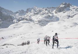 Las imágenes del Regional de raquetas de nieve celebrado en Picos de Europa