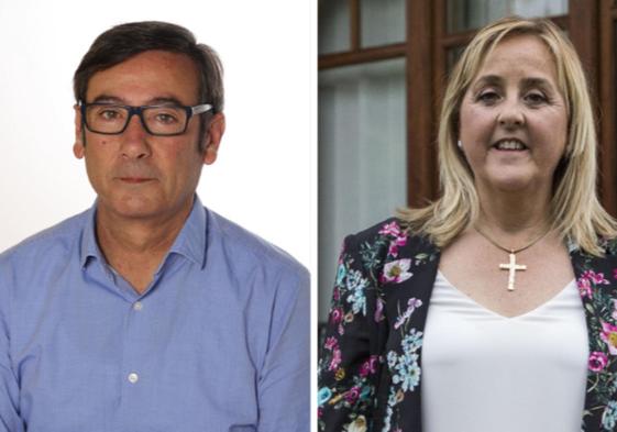 Francisco Viar, teniente de alcalde y ja alcaldesa, Pilar del Río