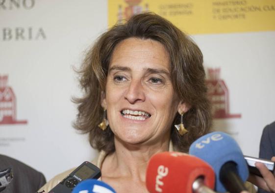 La ministra Teresa Ribera.