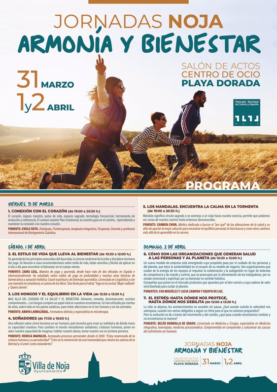 Cartel de las jornadas.