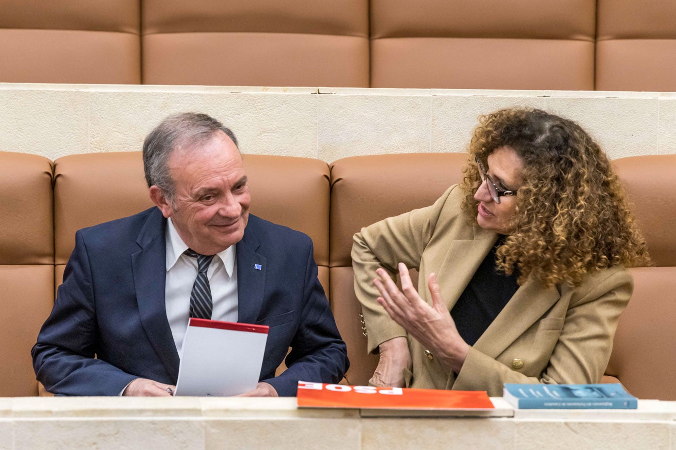 Javier García-Oliva y Paz de la Cuesta (PSOE).