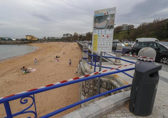 Vista de la playa del Camello.