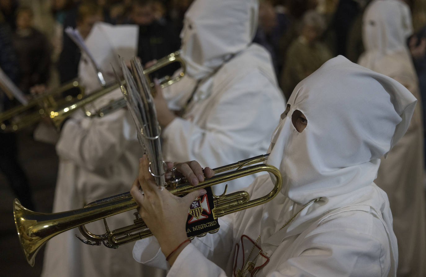 La banda de la cofradía de la Merced.