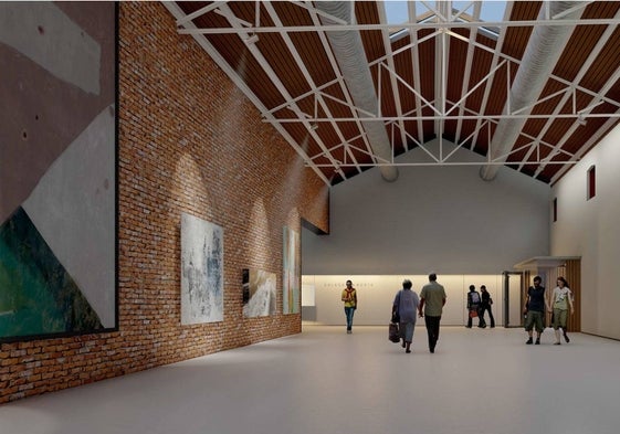 Infografía del museo que el Gobierno quiere construir dentro del recinto ferial.