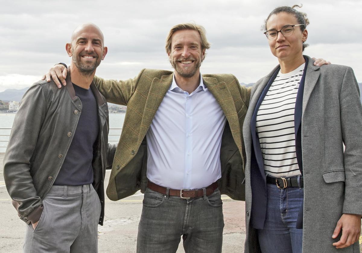 Gonzalo Colsa, Felipe Piña y Laura Nicholls.