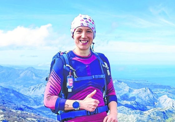 Sonia Saiz del Pozo en uno de sus entrenamientos.