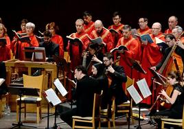 Imagen de archivo de una actuación de la Camerata Coral de la UC