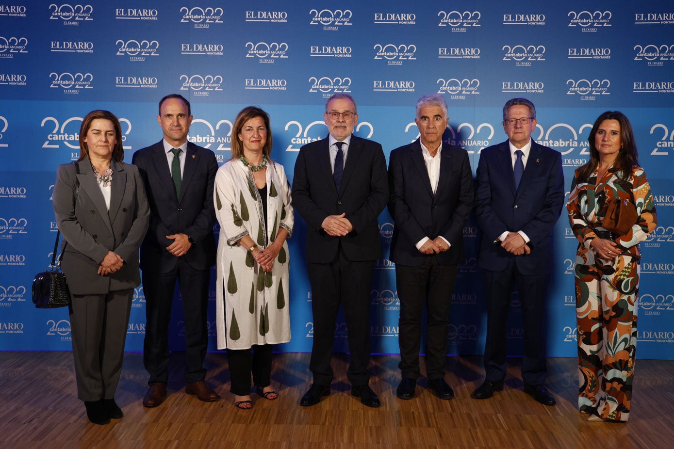 María José González, Mario Mañana, Marta García, Ángel Pazos, Ernesto Anabitarte, Enrique Alonso y Silvia Tamayo.