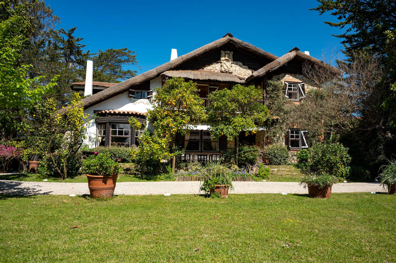 Fachada de principal de la casa.