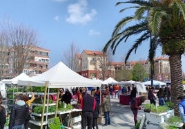 La Feria de la Huerta de Santa Cruz de Bezana congregó en su edición anterior gran afluencia de público.