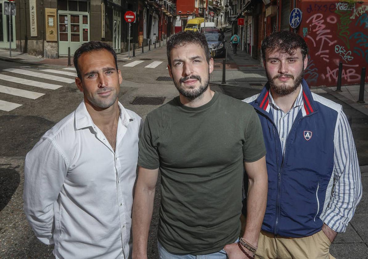 Pedro Pablo Lucas, Nacho Giner y César Fernández, hosteleros del Río de la Pila