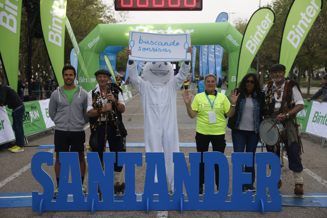 La Ong Buscando Sonrisas participó en la carrera. 