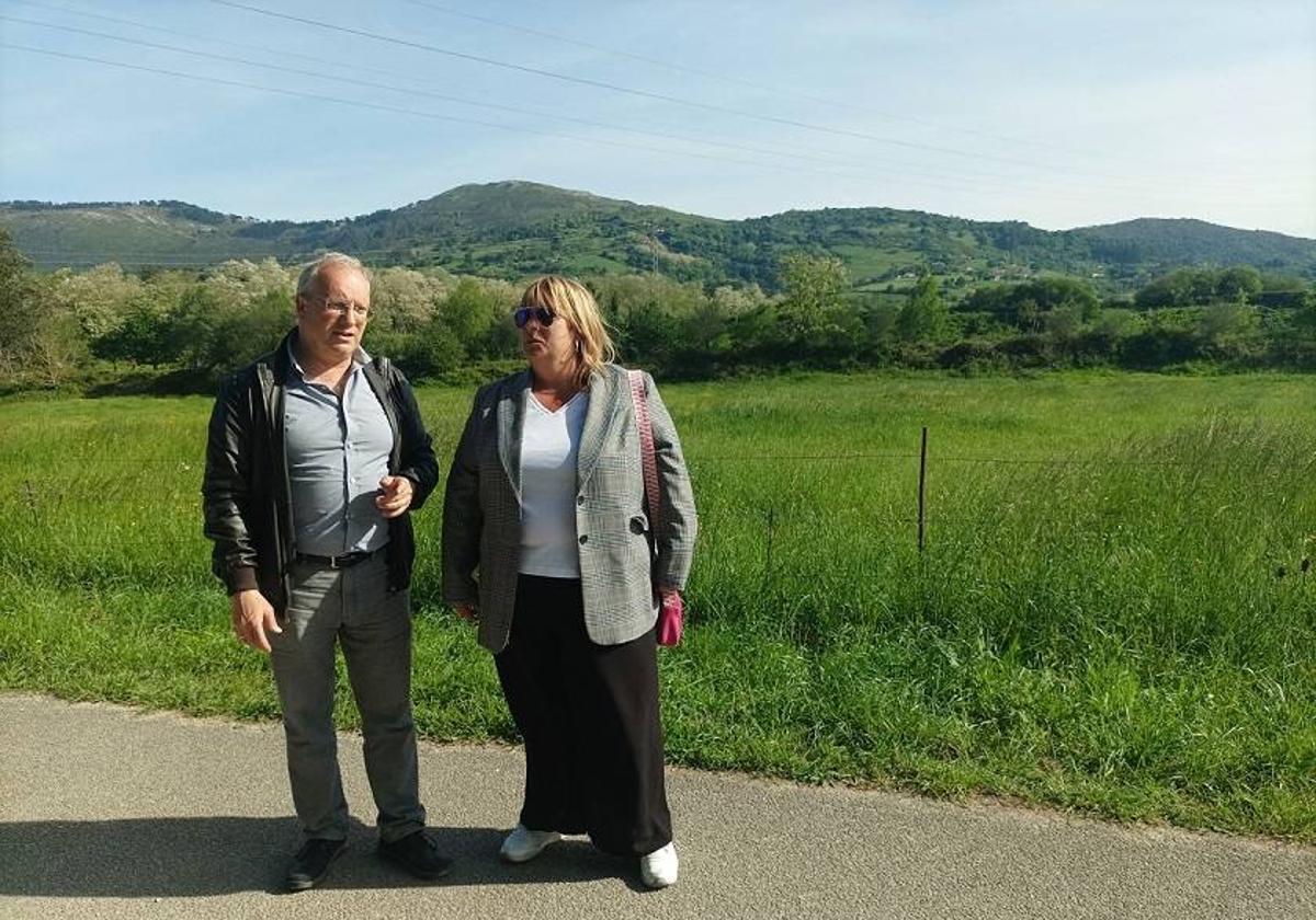 Salomón Martín y Judith Pérez en Potrañés