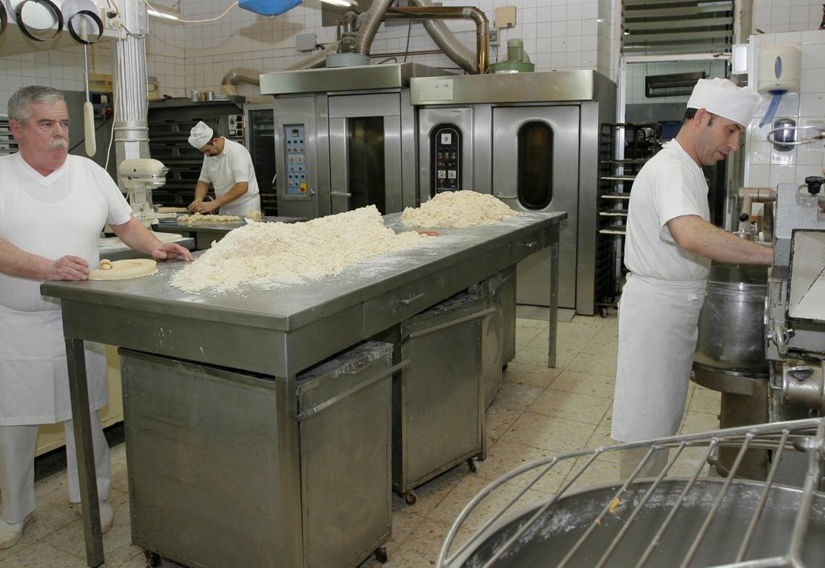 Obrador de Confitería Blanco en Torrelavega, en 2008.