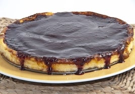 Esta tarta de queso es una receta tradicional de los valles pasiegos.