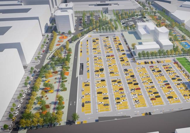Un aprcamiento subterráneo es la apuesta de Gema Igual para la zona de Varadero.