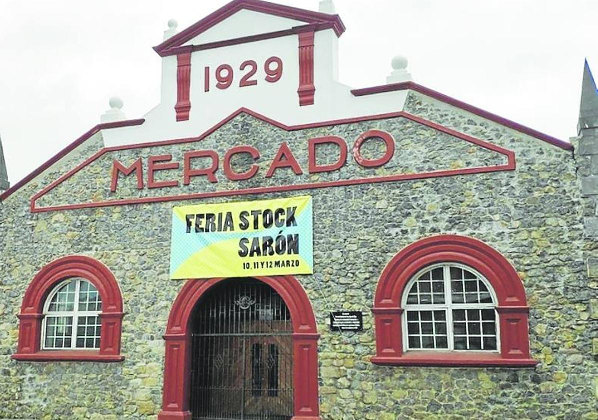 El mercado de Sarón acoge ferias y eventos de todo tipo.