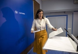 Gema Igual, alcaldesa de Santander y candidata del PP a reelección.