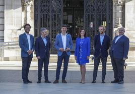 Los candidatos a la Alcaldía de Santander.