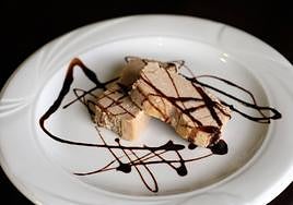 Pudin de setas de cardo, un entrante perfecto.