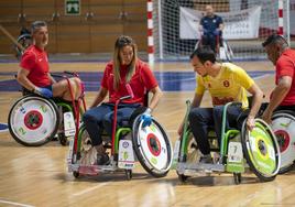 Hasta cuatro equipos participaron en la exhibición celebrada en el Palacio de los Deportes.