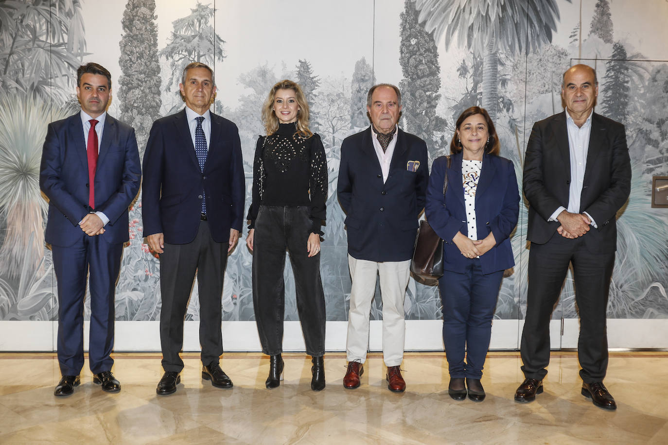 Jesús Bulnes, Ignacio Viota, Vanesa Martínez, Alfonso del Amo Benaite, Mercedes Martínez y Justino Sánchez.