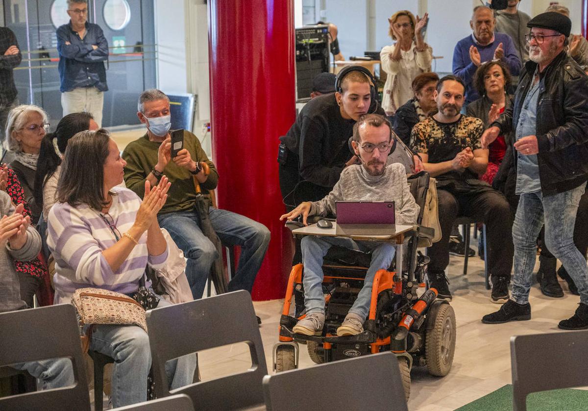 Pablo Echenique, en Santander.