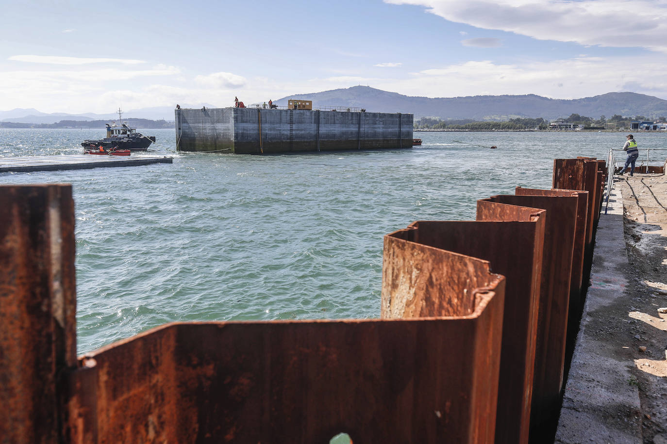 La obra del Muelle 9 estará finalizada para finales de año. 