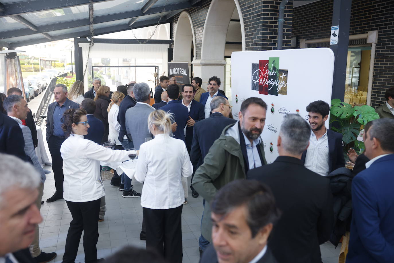 Terraza del Milagros Golf, donde se celebró el cóctel previo a la cena.