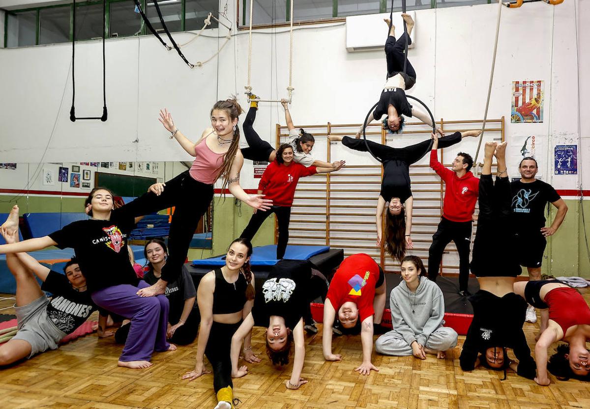 La Escuela de Circo y Teatro Físico de Torrelavega, en imágenes