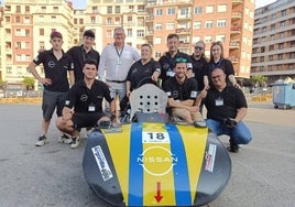 El coche del colegio La Salle brilló en Bilbao.