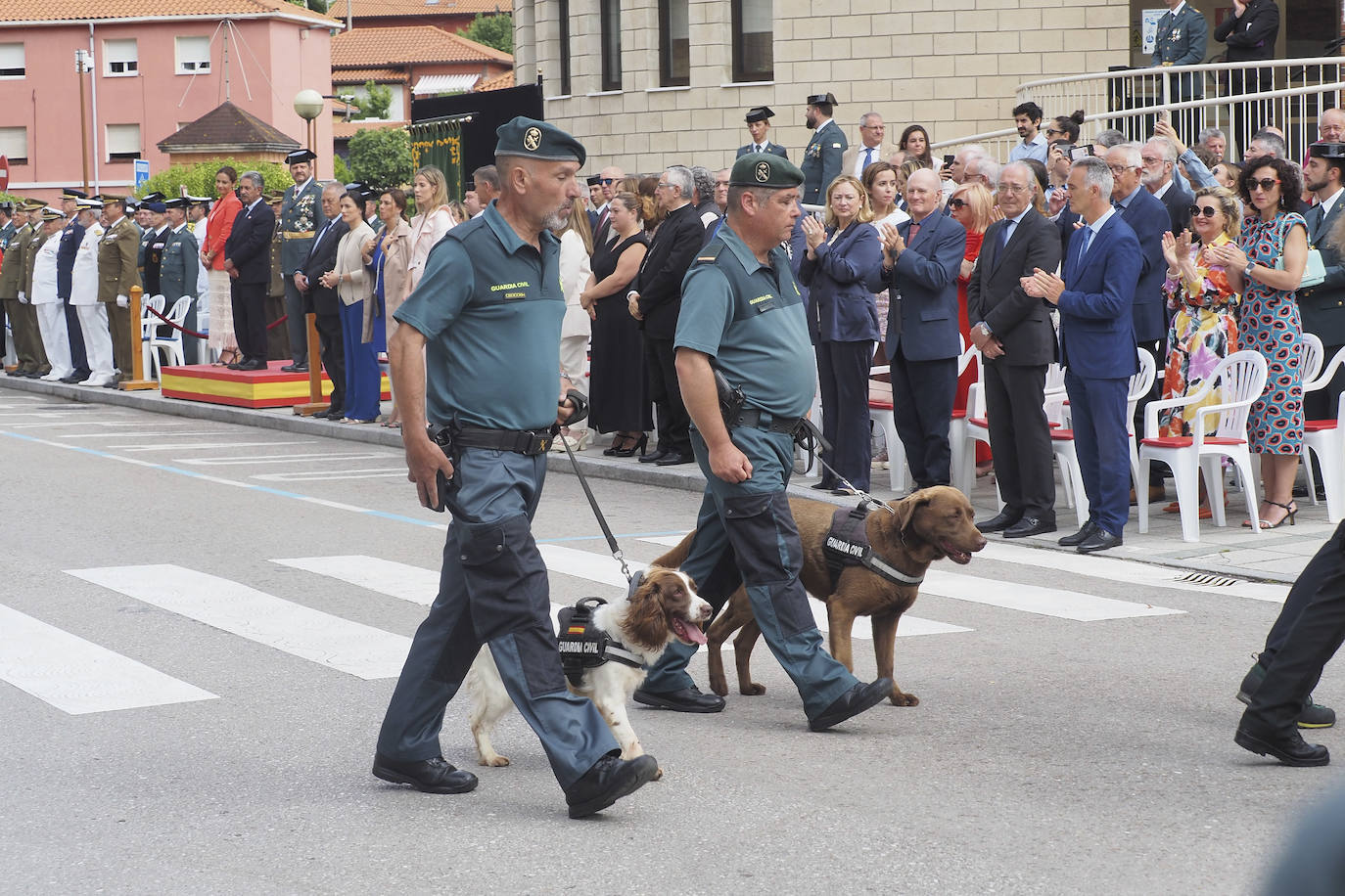 La división canina de la Benemérita. 