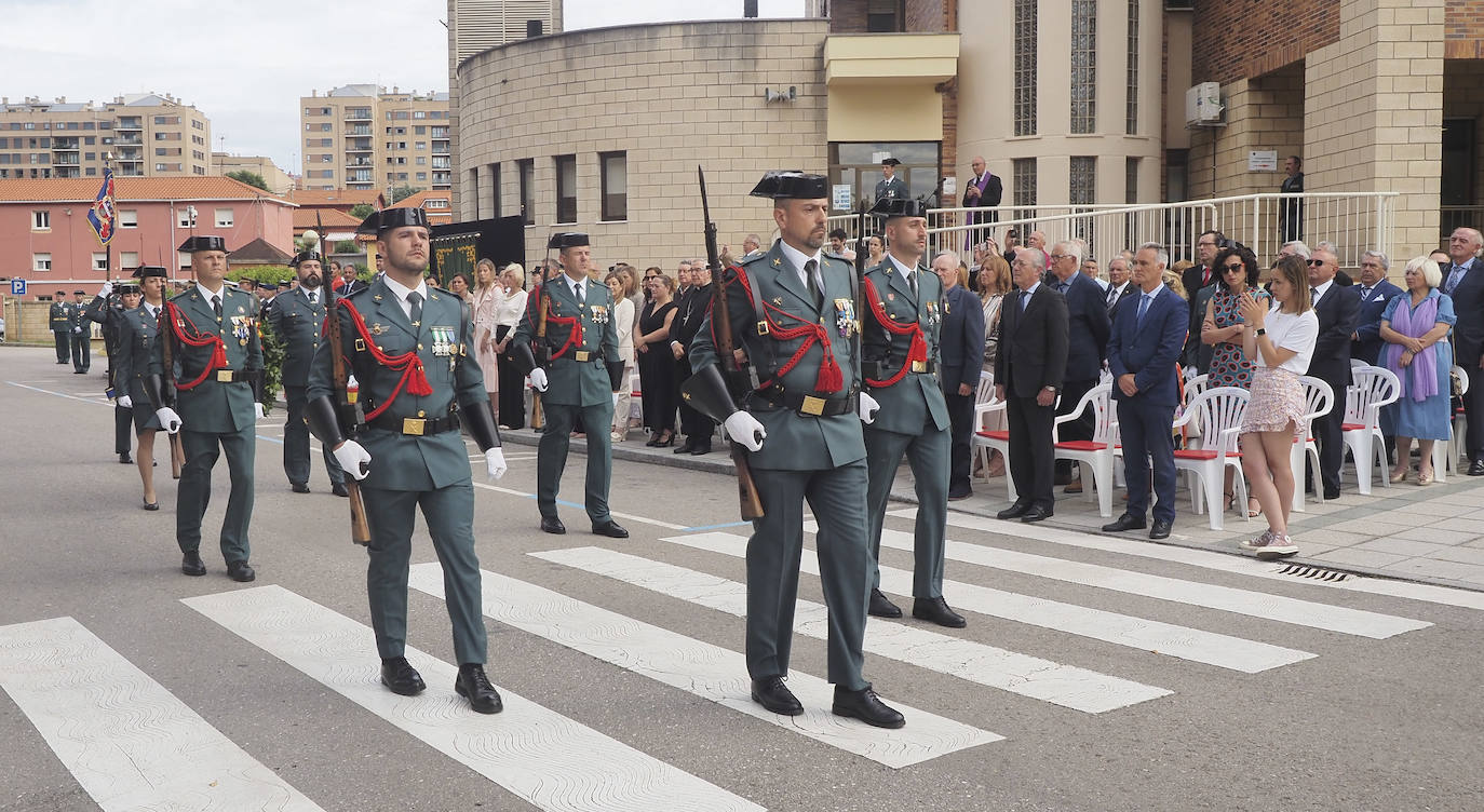 El desfile formó parte del acto. 