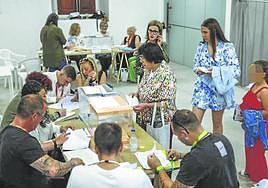 Imagen de la jornada de votación del pasado 28M