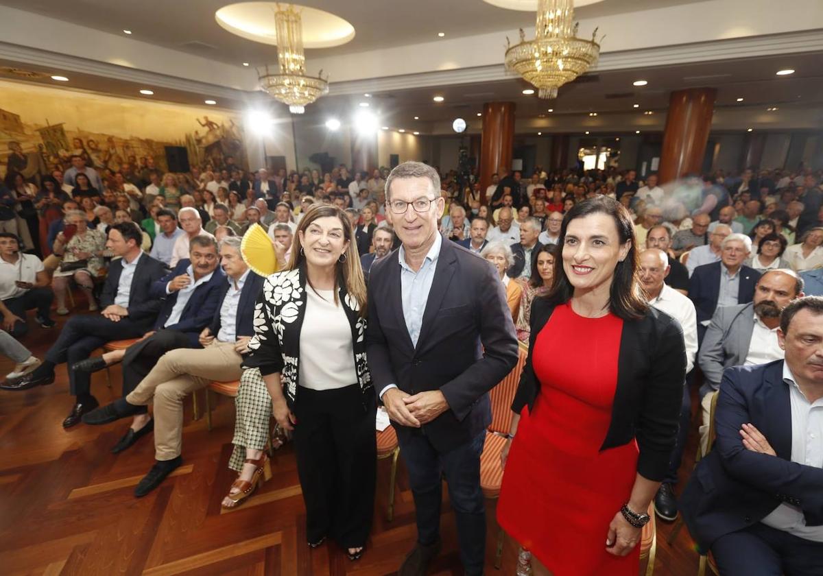 Sáenz de Buruaga, Feijóo y Gema igual, esta tarde en Santander