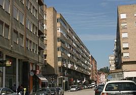 Vista del barrio de La Inmobiliaria en Torrelavega.