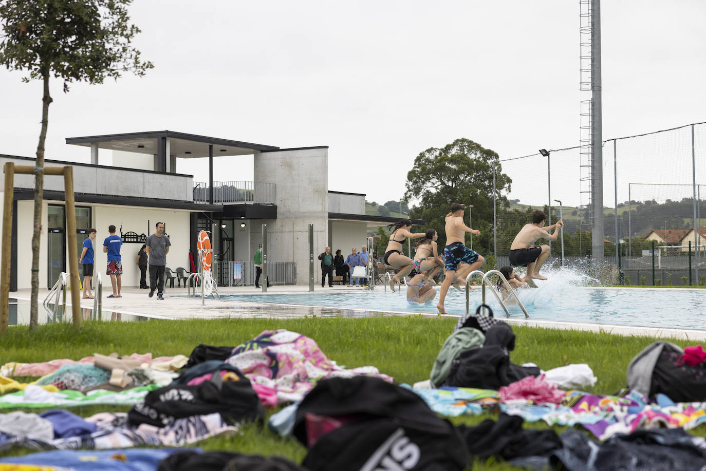 Grupos de jóvenes acudieron a la importante cita.