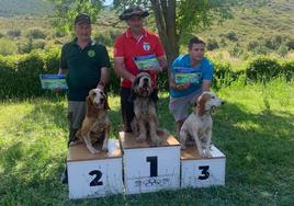 Rodrigo Pérez y Conta, en lo alto del podio del Campeonato de España.