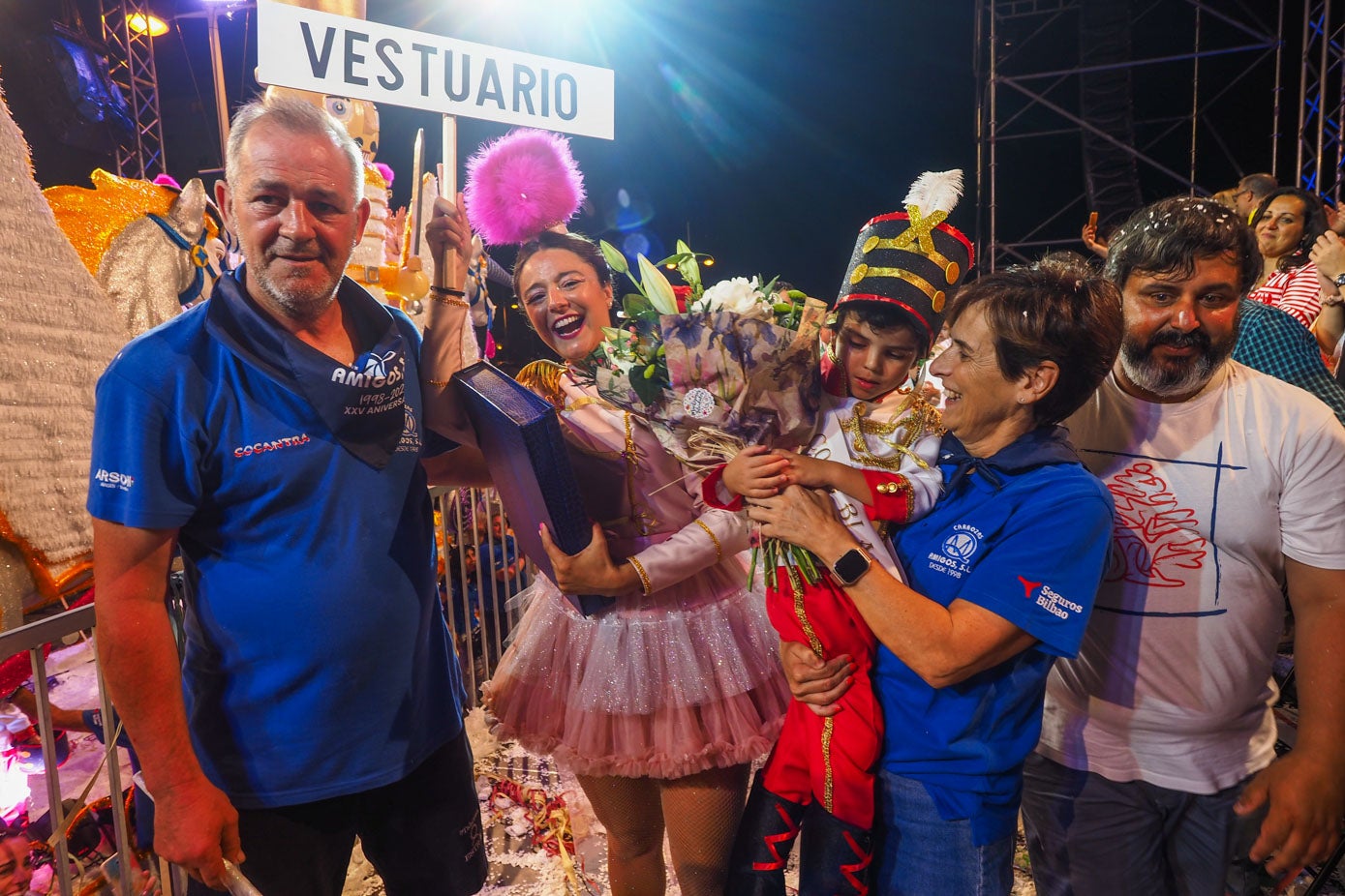 Los premios fueron muy celebrados. 