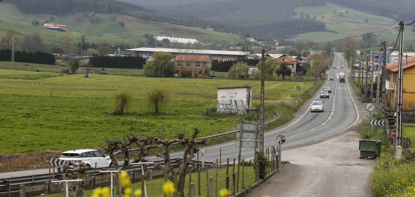 Terrenos en los que se instalará el polígono de La Pasiega.