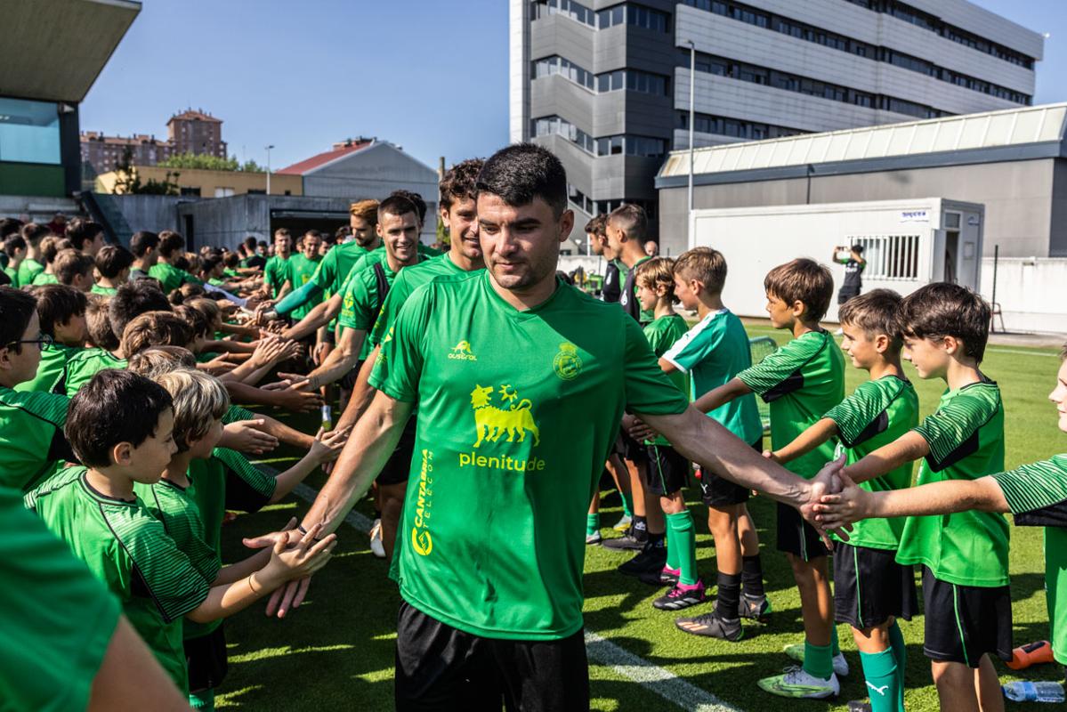 El primer entrenamiento del Racing, en imágenes