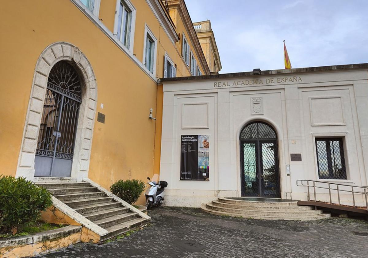 Vista de la Real Academia de España en Roma, que cumple 150 años.