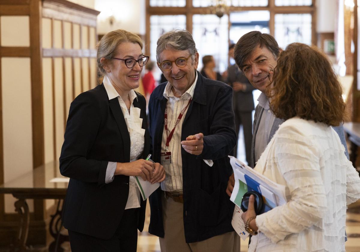 Eva Guillermina Fernández, Jaime Sordo, Carlos Andradas y Matilde Carlón.