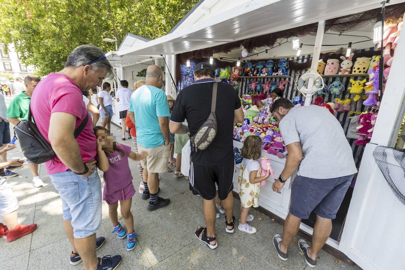 También los más pequeños disfrutan de la Semana Grande, diez días de fiestas para todas las edades.